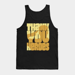 Thank You Heroes Soldier Salute Tank Top